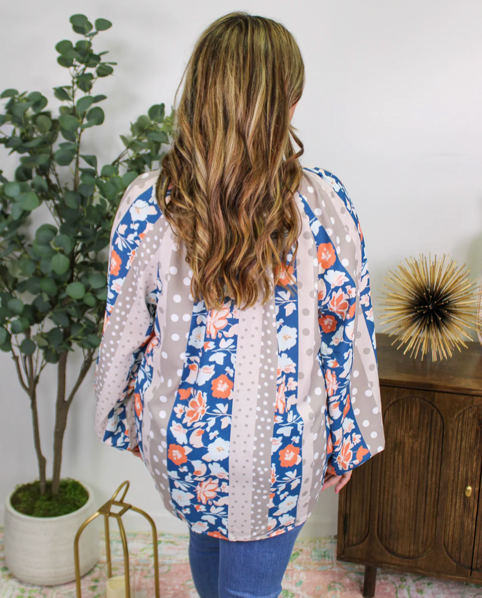 Abstract Plus Blouse