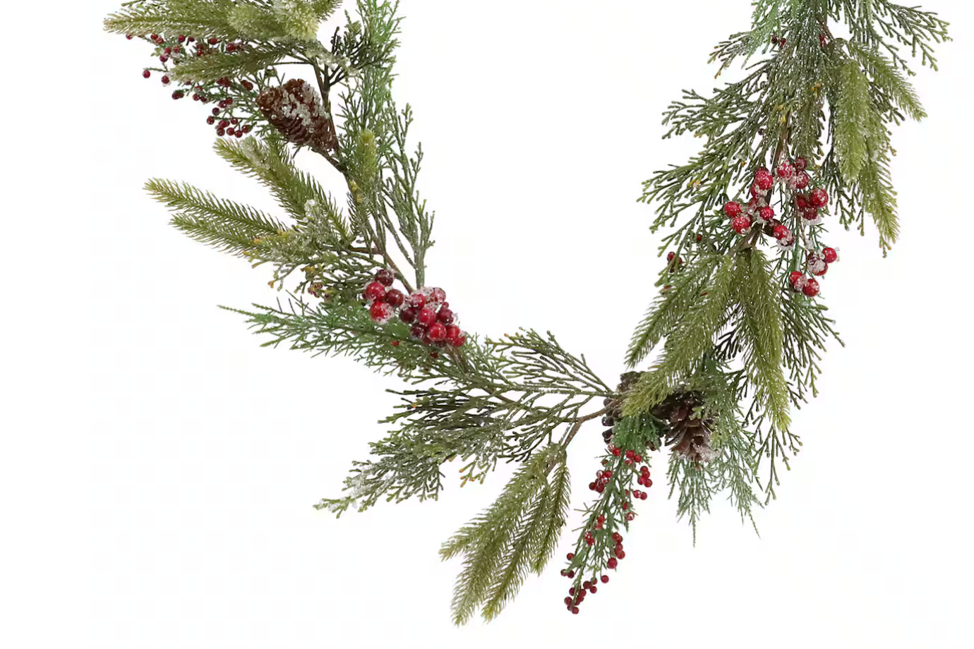 Ashland Icy Cedar Pine and Berry Garland