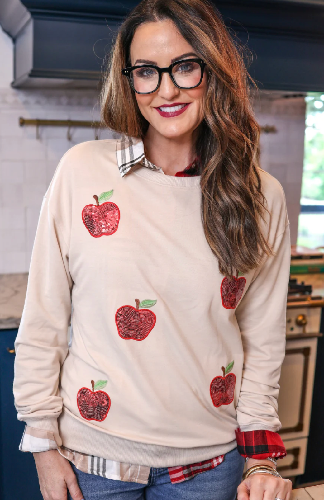 Apple Orchard Sequin Shirt