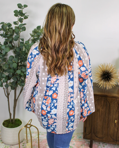 Abstract Plus Blouse