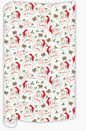 Merry Christmas Red Santa Pattern Wrapping Paper