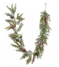 Ashland Icy Cedar Pine and Berry Garland