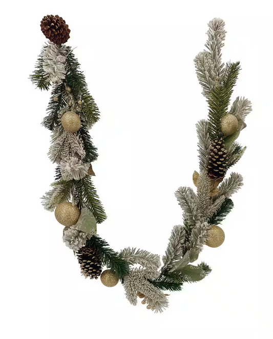 Ashland Gold Ornament Garland