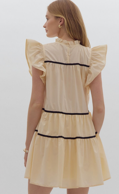 Classic Charm Ruffle Mini Dress